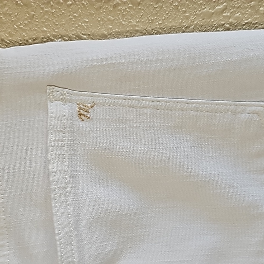 Madewell 10' High Rise White Skinny Jeans - Picture 8 of 9